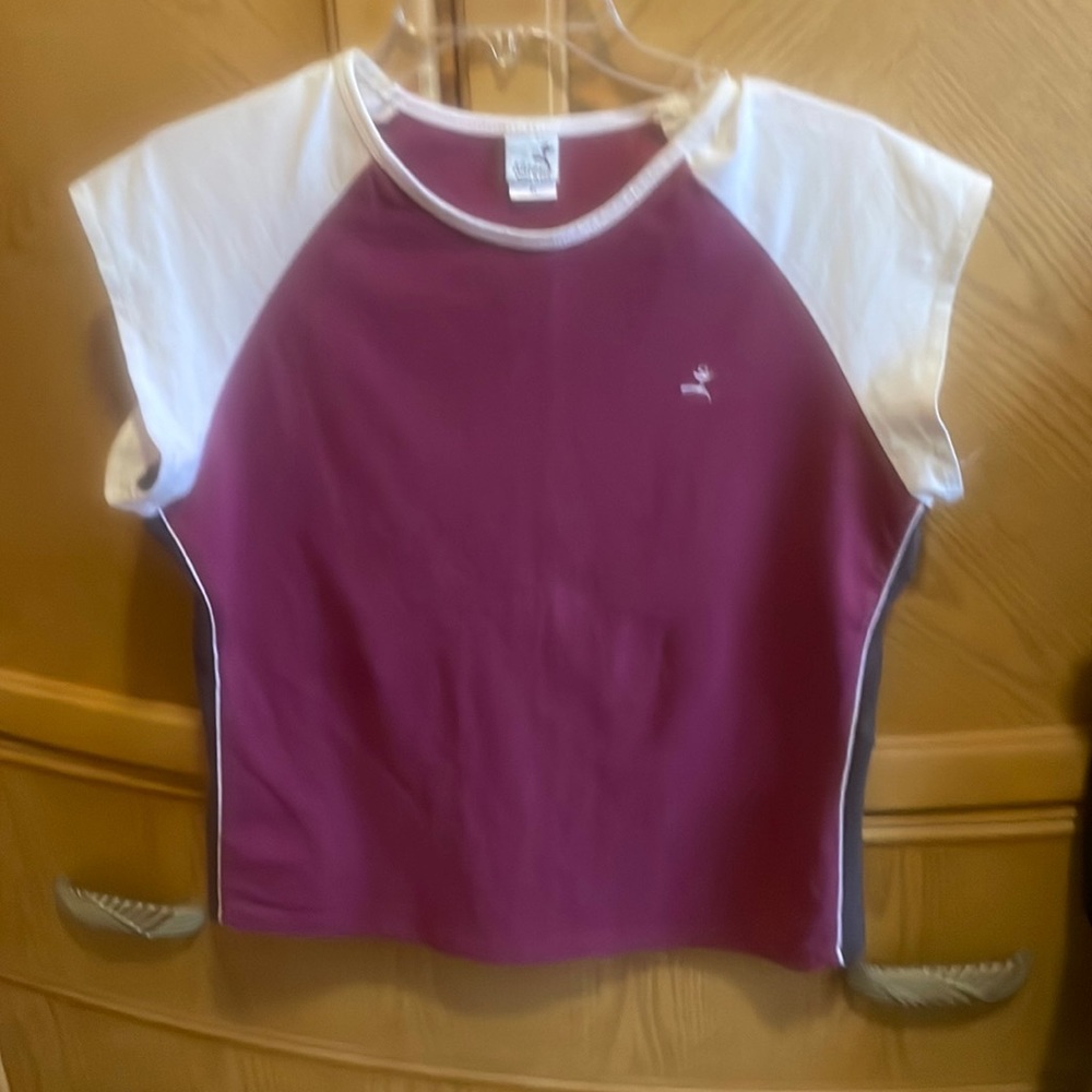 ⭐️Kinesis purple and grey athletic top size xl